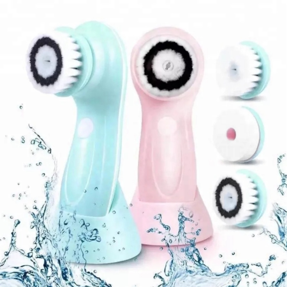 Facial cleansing brush set (rechargeable)